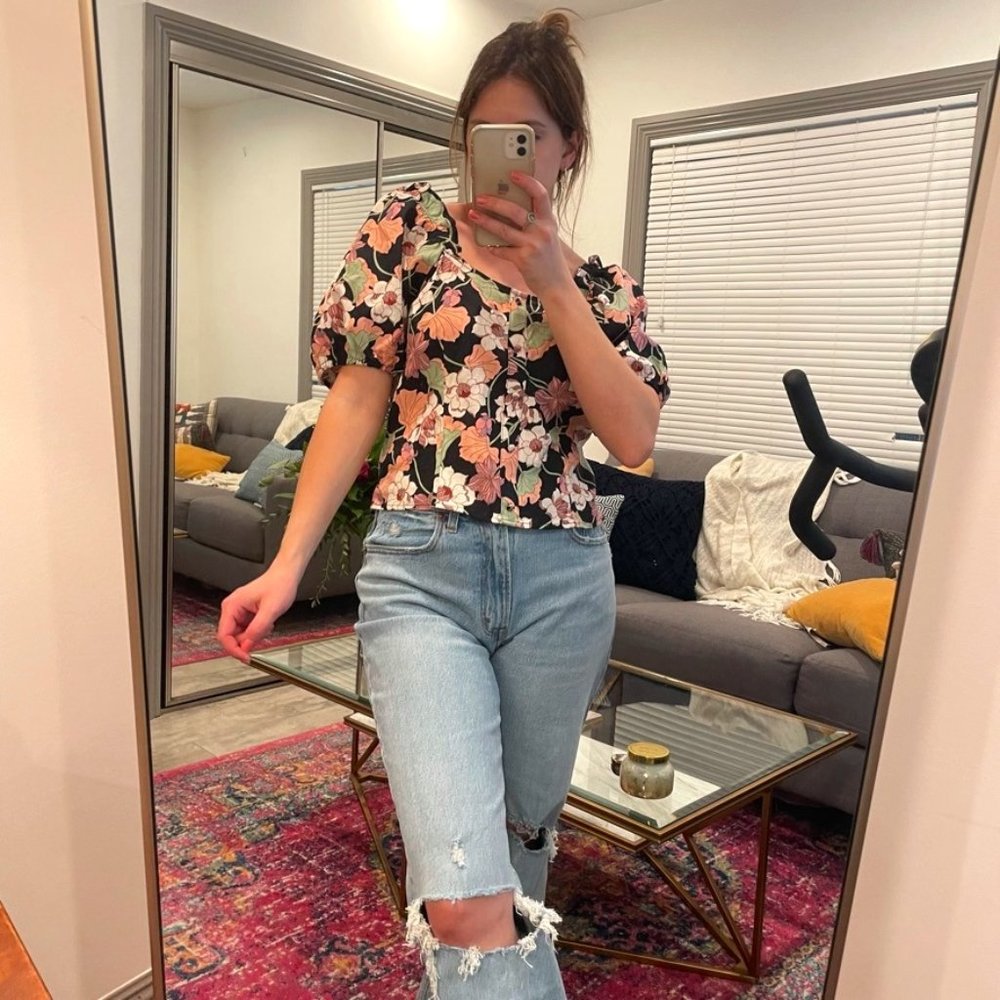 NWT Large Who What Wear Short Sleeve Top